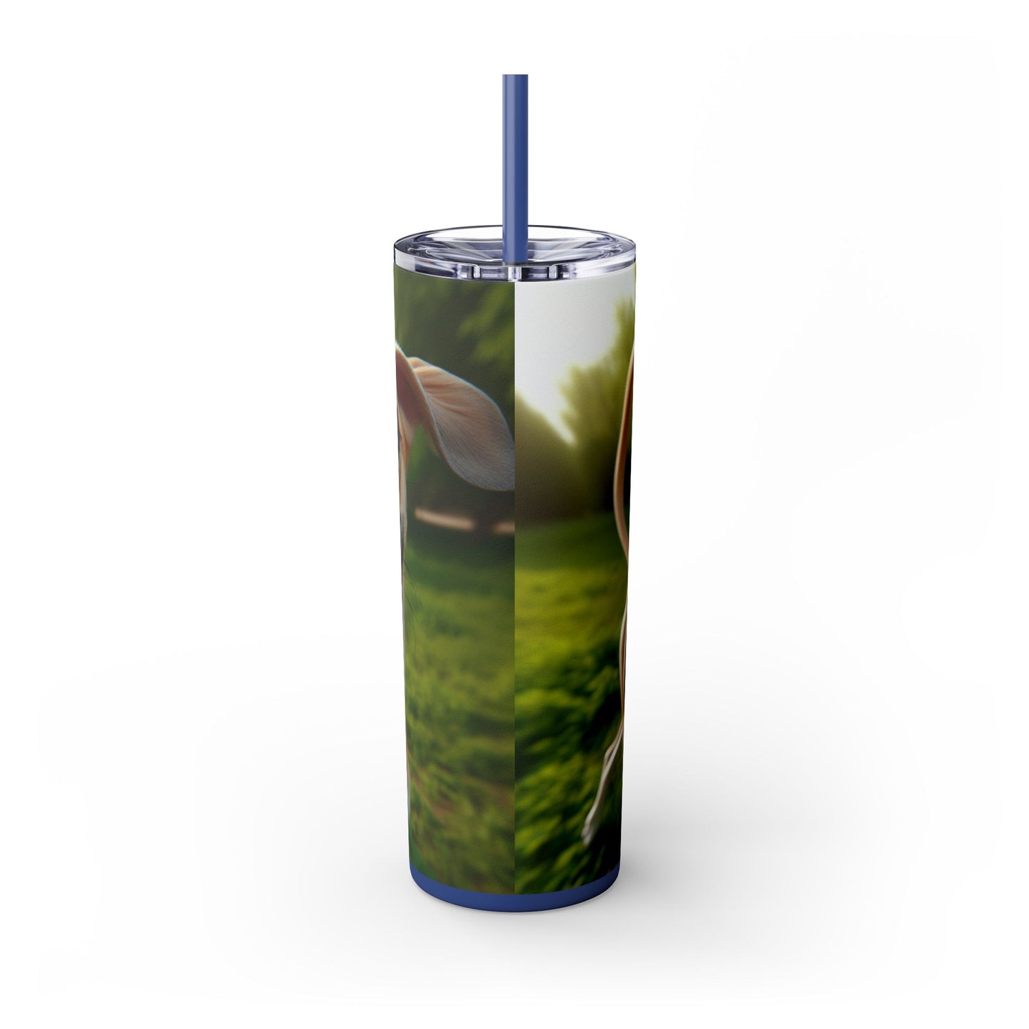 Sloughi Skinny Tumbler with Straw, 20oz