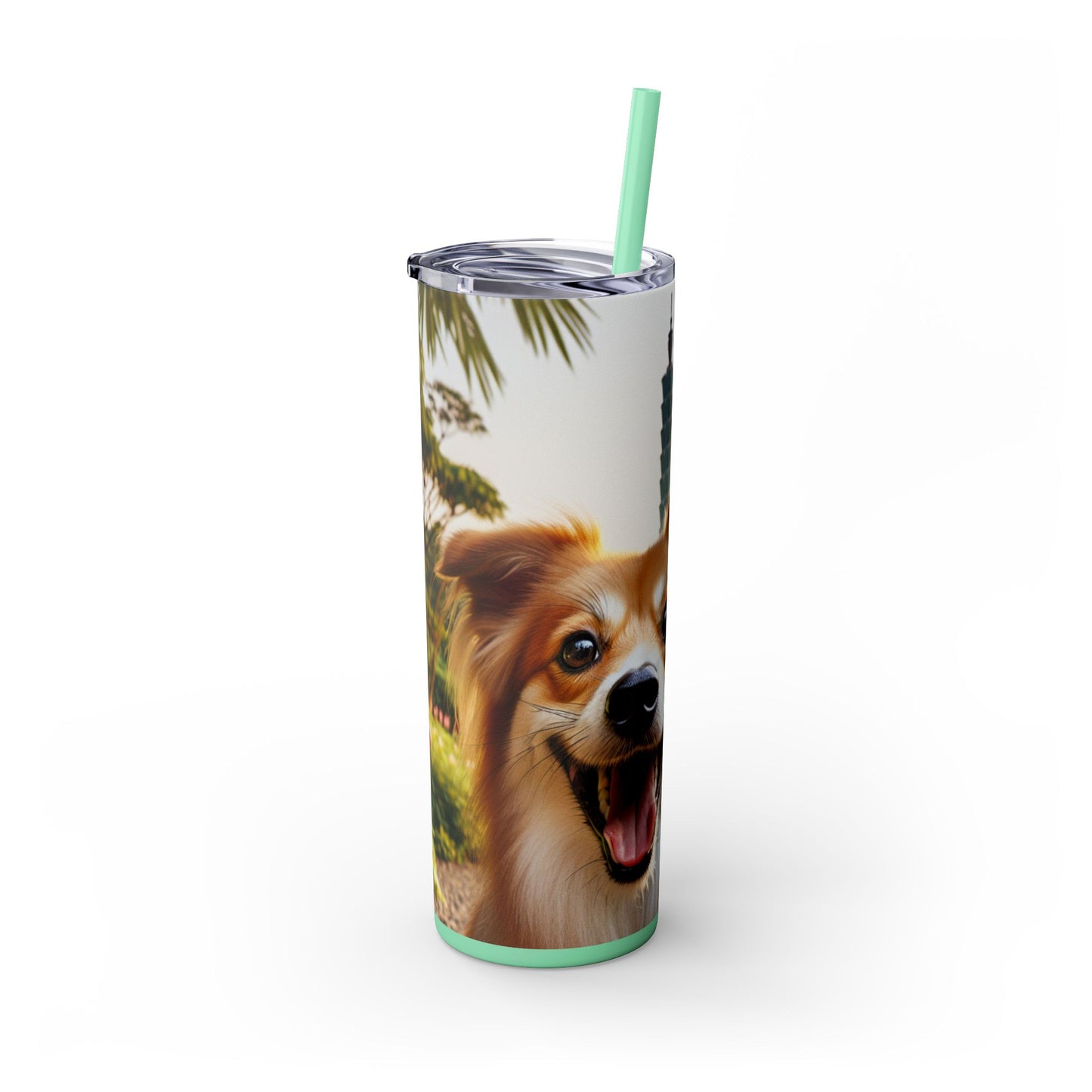 Taiwan Dog Tumbler with Straw, 20oz