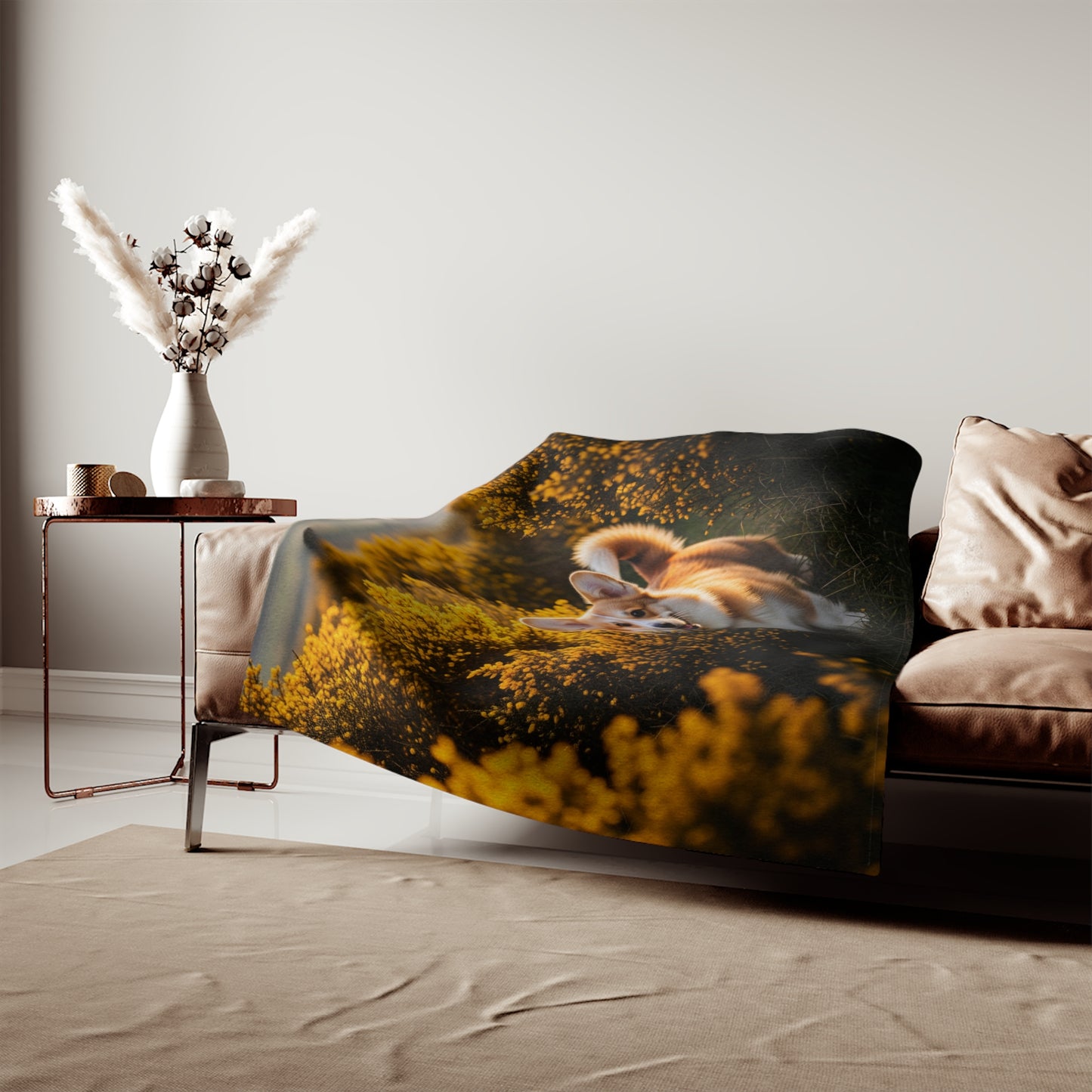 Pembroke Welsh Corgi Sweatshirt Blanket