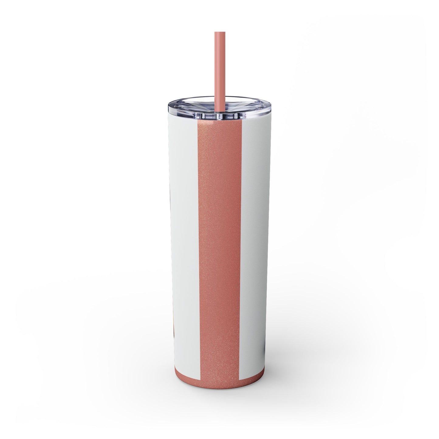 Miniature Pinscher Skinny Tumbler with Straw, 20oz
