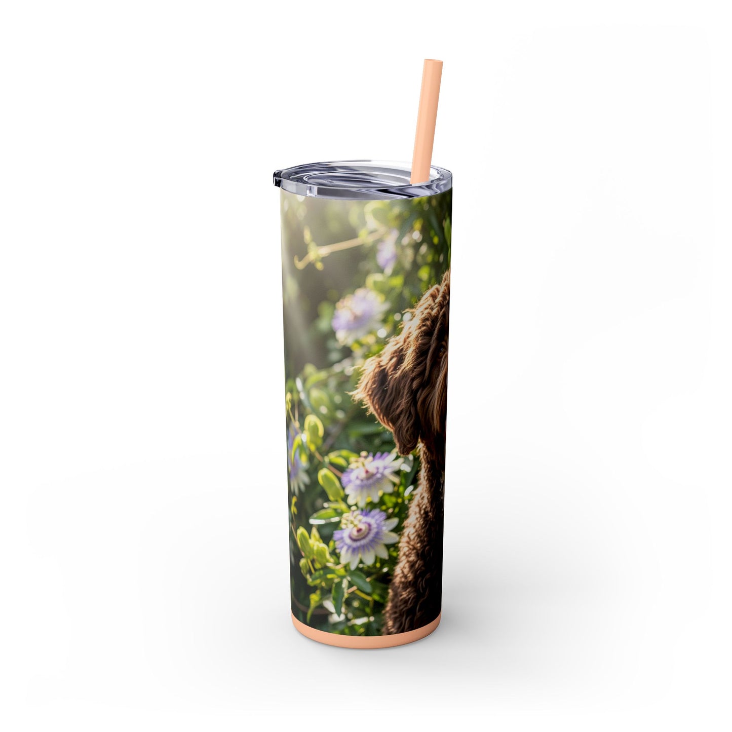 Spanish Water Dog Tumbler with Straw, 20oz