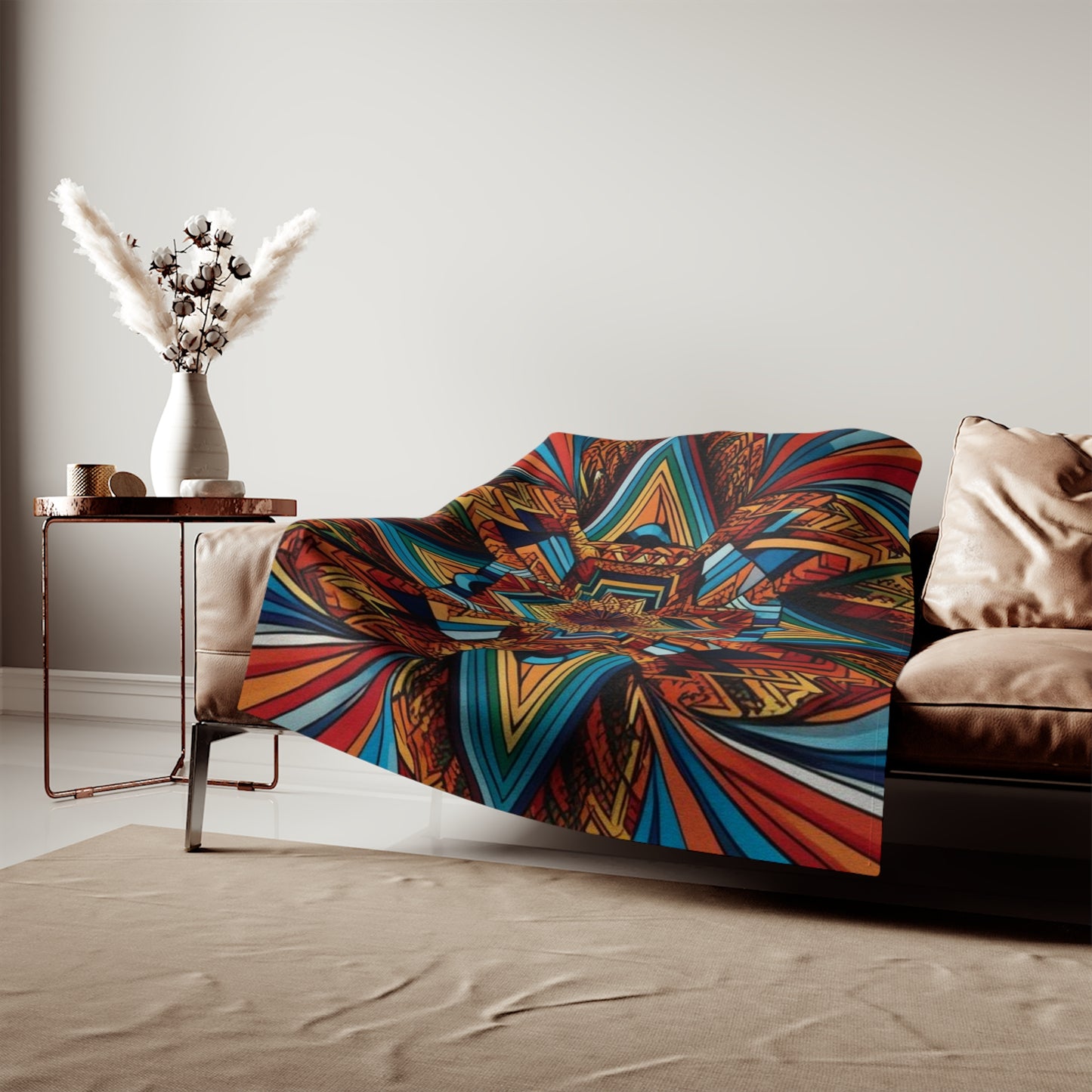 Optical Illusion Sweatshirt Blanket