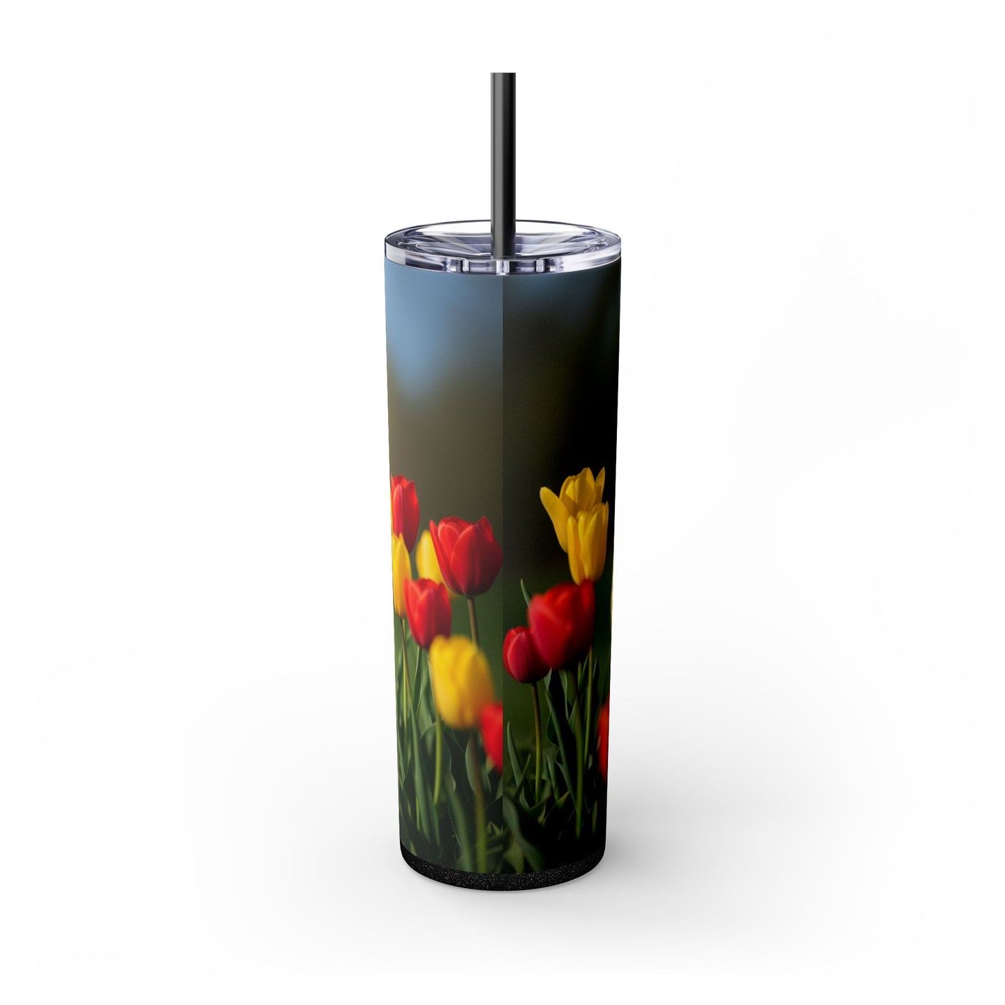 Pumi Skinny Tumbler with Straw, 20oz