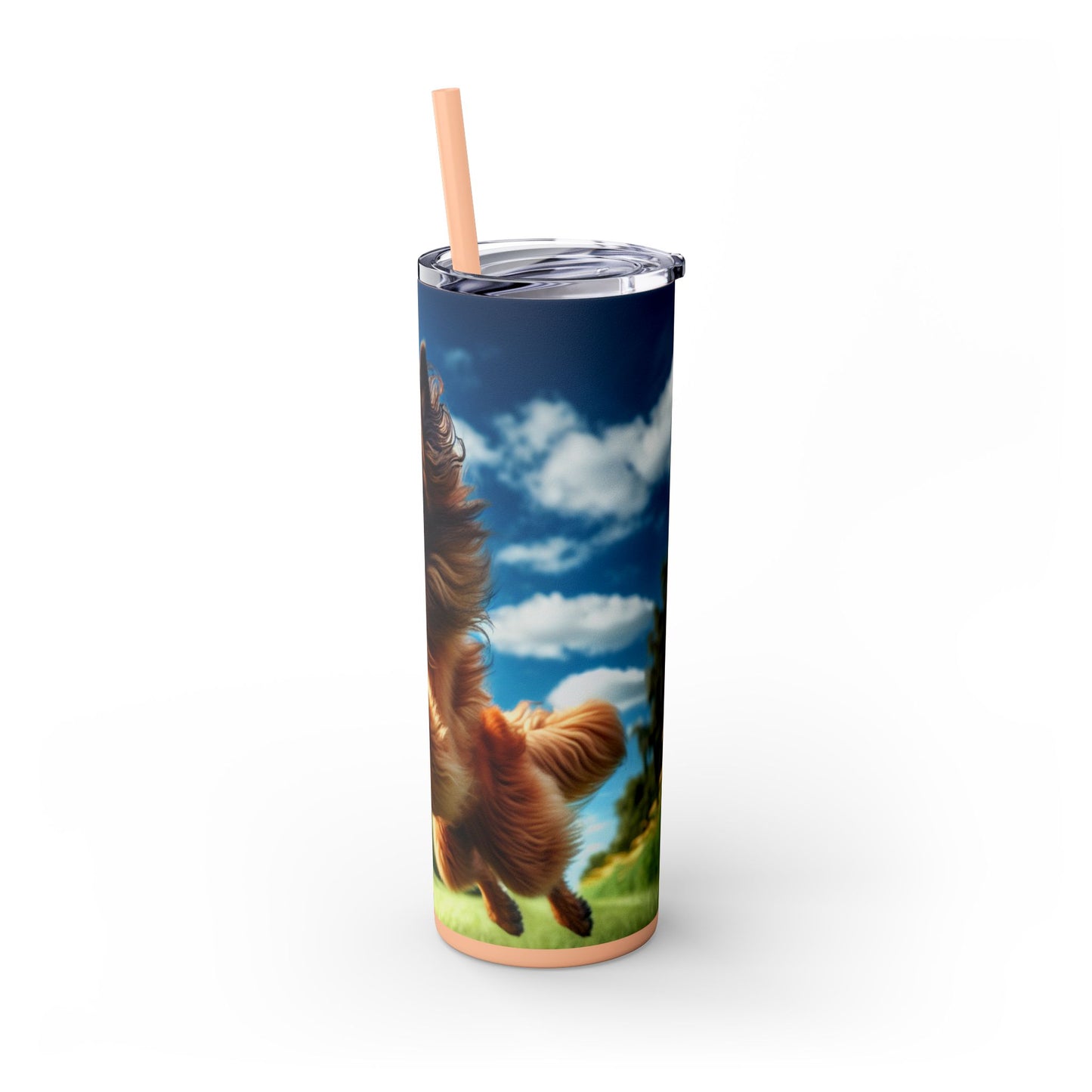 Belgian Shepherd Dog Laekenois Tumbler with Straw, 20oz