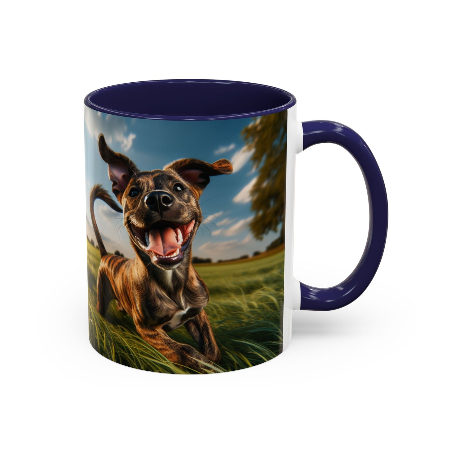 Treeing Tennessee Brindle Accent Coffee Mug - Perfect Gift for Dog Lovers