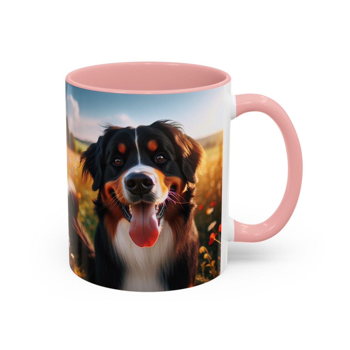 Bernese Mountain Dog Accent Coffee Mug - Perfect Gift for Dog Lovers
