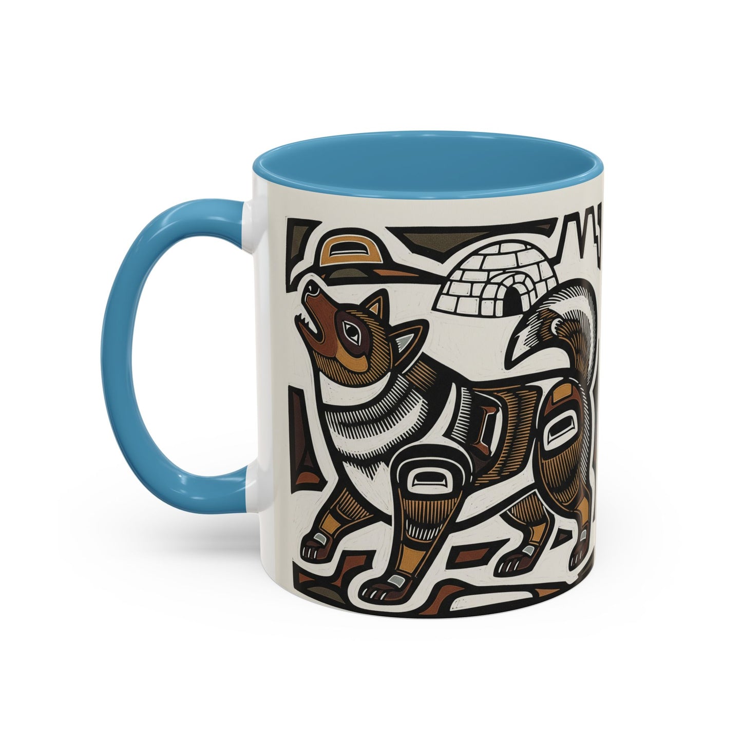 Canadian Eskimo Dog Accent Coffee Mug - Perfect Gift for Dog Lovers