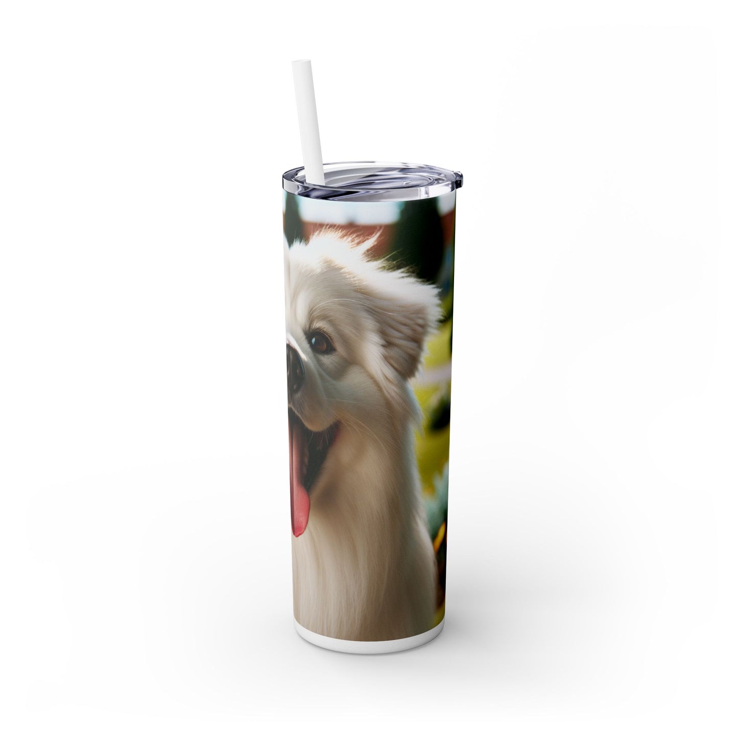 Slovensky Cuvac Tumbler with Straw, 20oz
