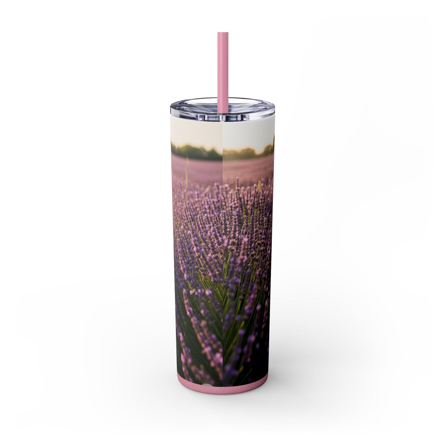 Poodle Skinny Tumbler with Straw, 20oz