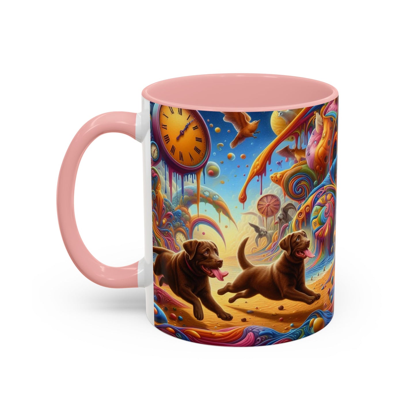 Chocolate Labrador Accent Coffee Mug - Perfect Gift for Dog Lovers