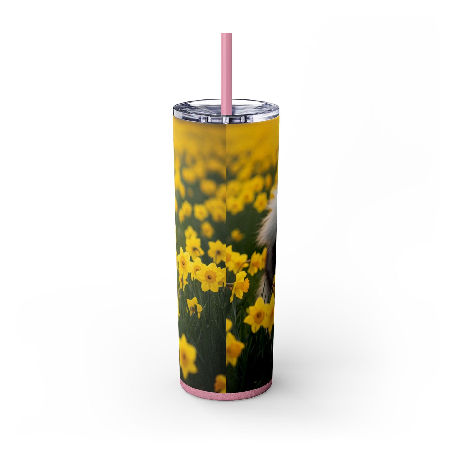 Keeshond Tumbler with Straw, 20oz