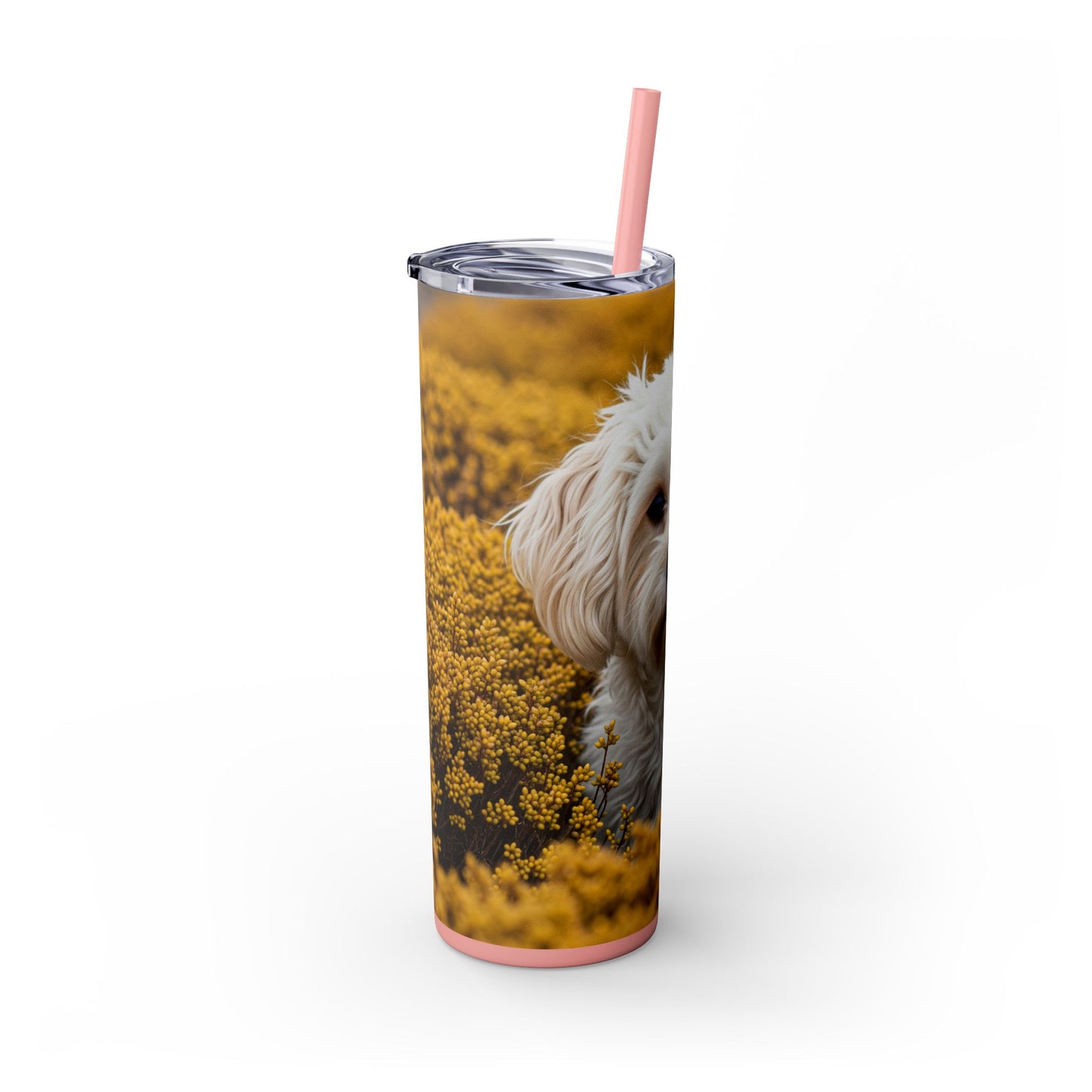Maltipoo Tumbler with Straw, 20oz