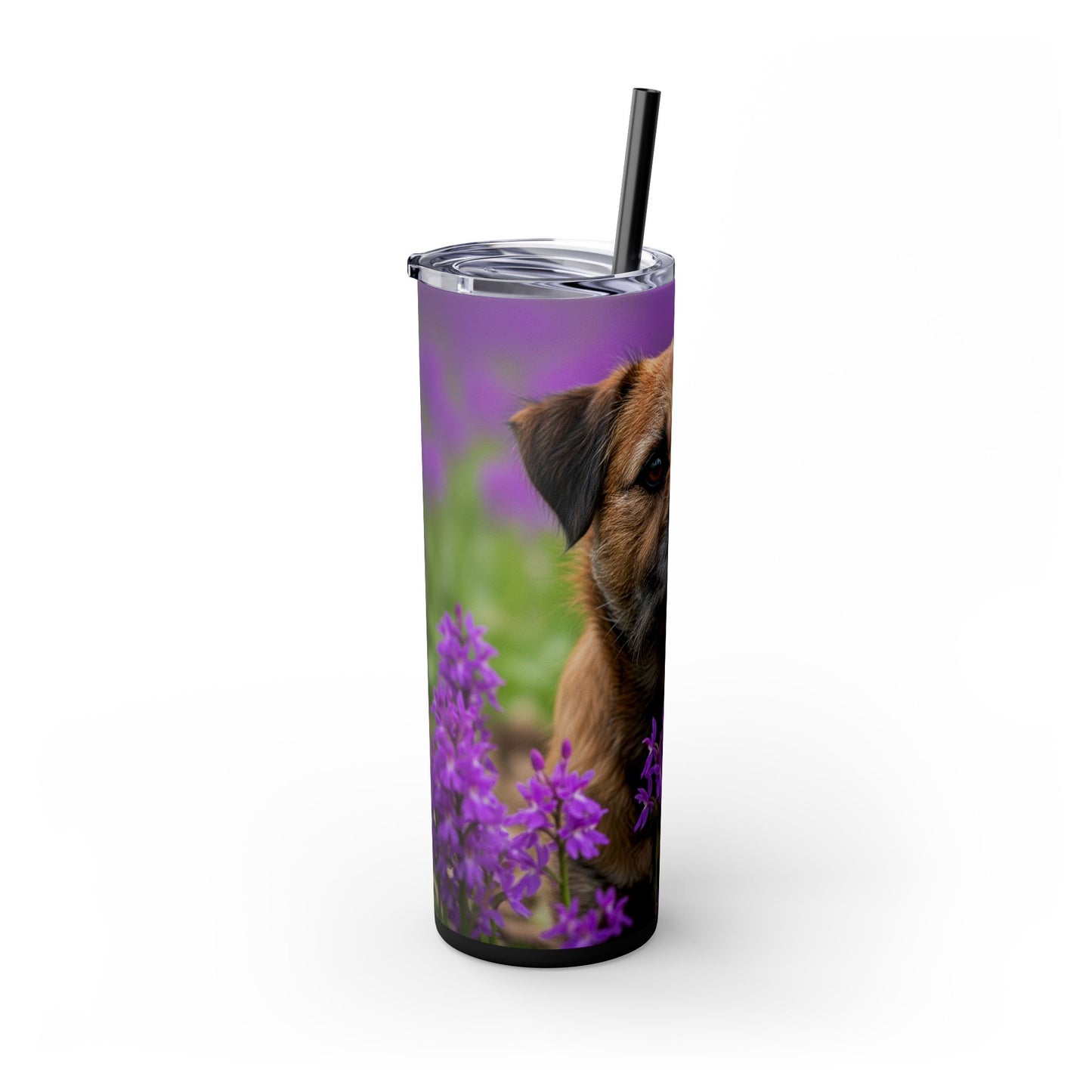 Border Terrier Tumbler with Straw, 20oz
