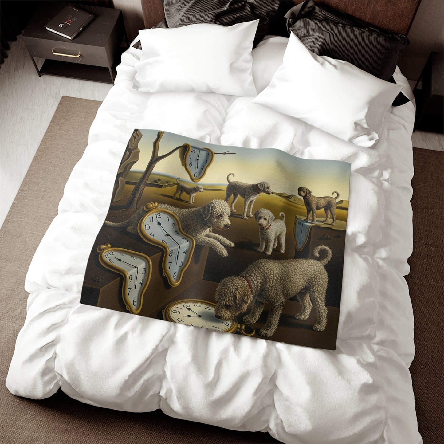 Spanish Water Dog Sweatshirt Blanket