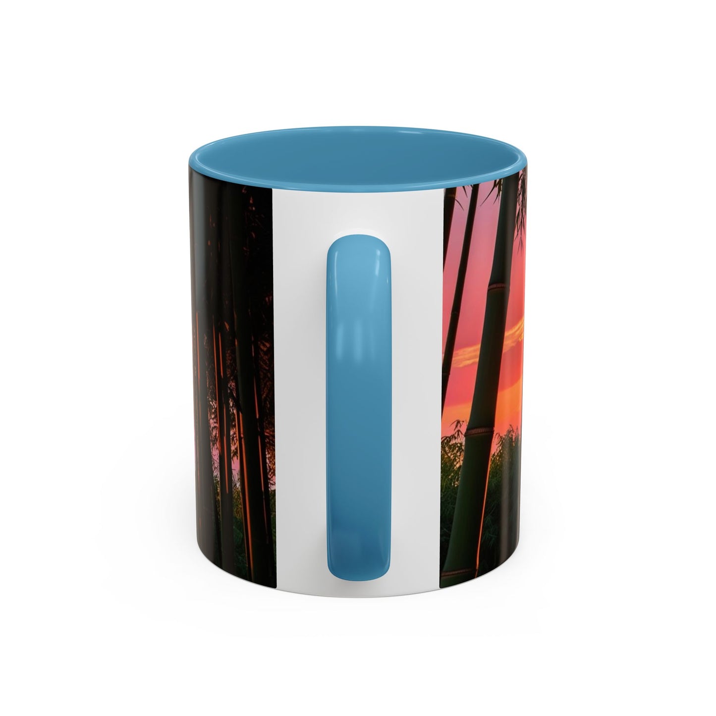 Bamboo Forest Sunrise Accent Coffee Mug - Perfect Gift for Dog Lovers