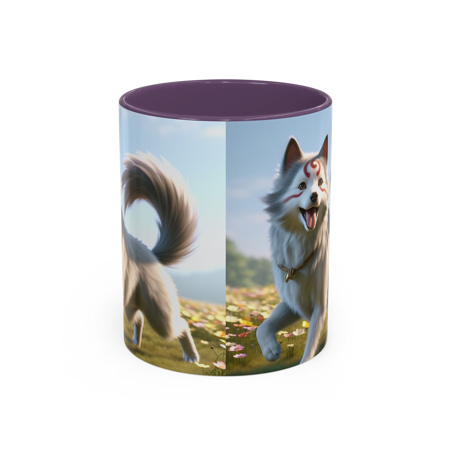 Cadabomb Okami Accent Coffee Mug - Perfect Gift for Dog Lovers