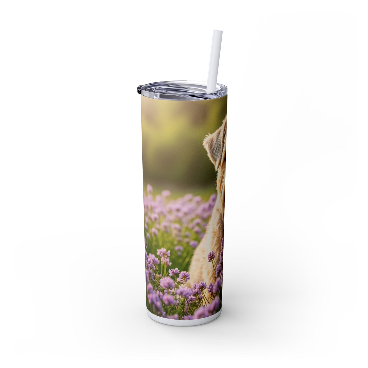 Soft Coated Wheaten Terrier Tumbler with Straw, 20oz