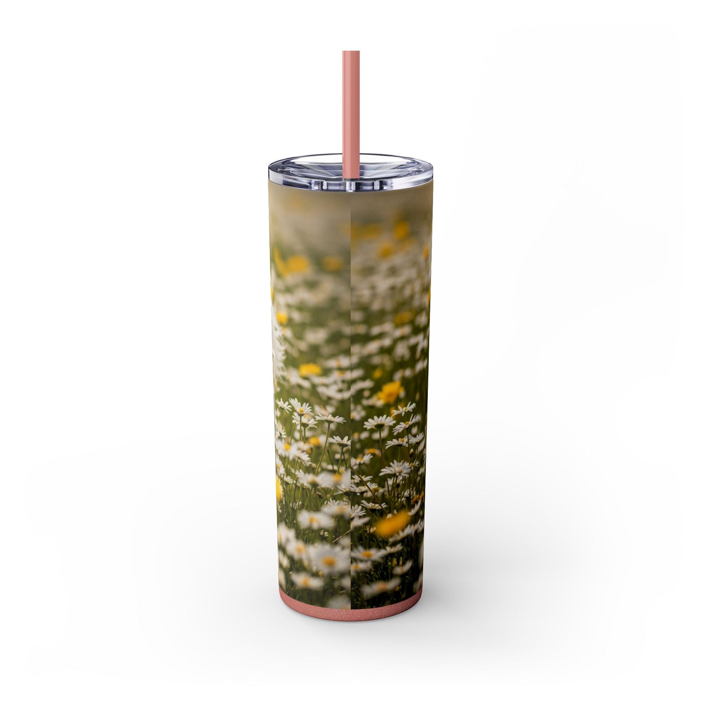 Lowchen Skinny Tumbler with Straw, 20oz
