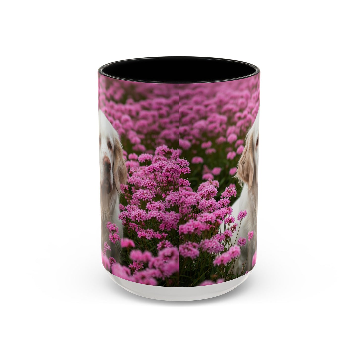 Clumber Spaniel Accent Coffee Mug - Perfect Gift for Dog Lovers