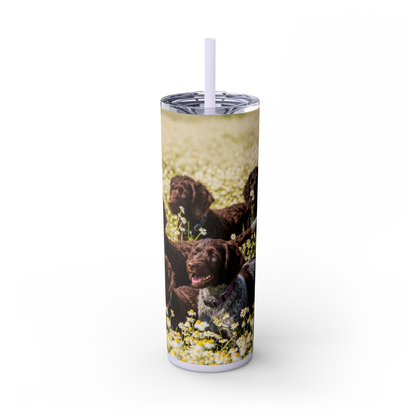 Pudelpointer Tumbler with Straw, 20oz