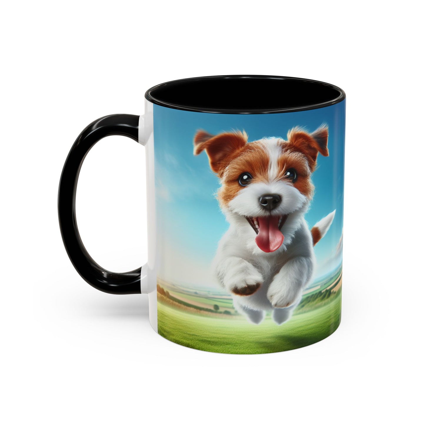 Russell Terrier Accent Coffee Mug - Perfect Gift for Dog Lovers