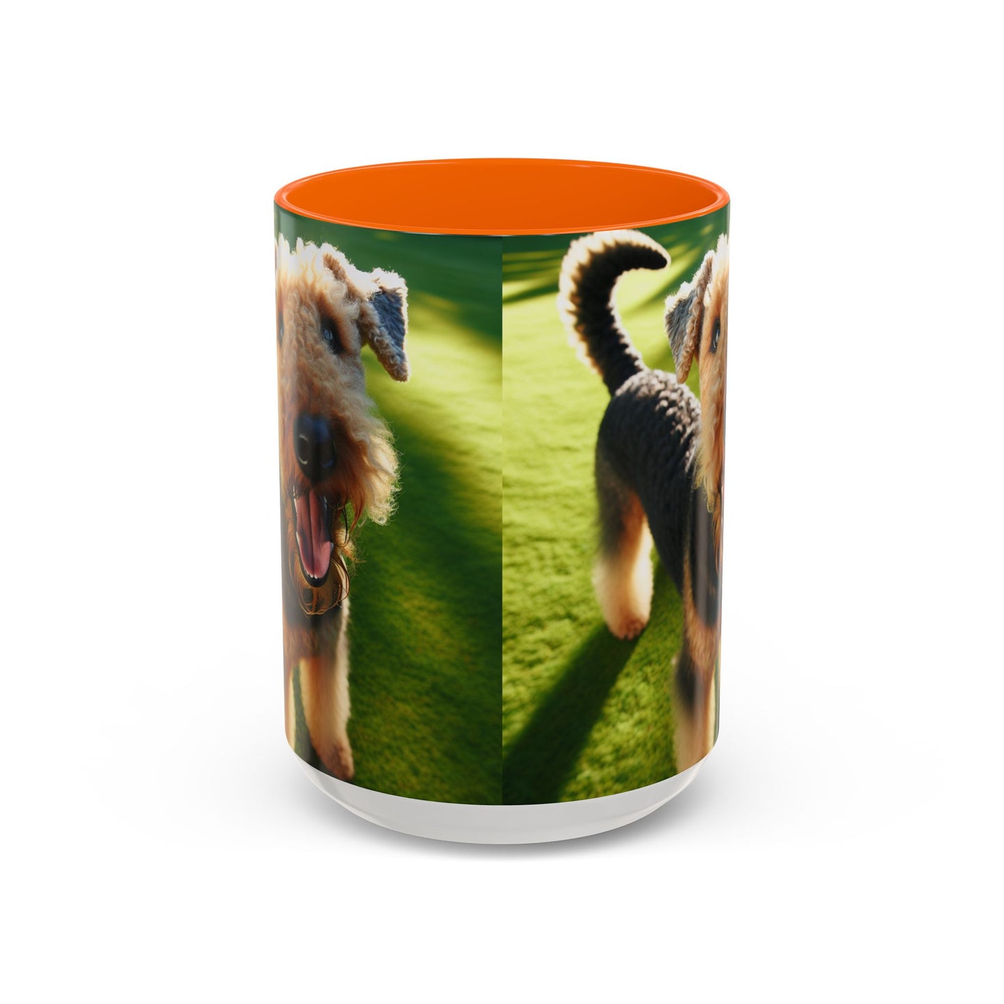 Airedale Terrier Accent Coffee Mug - Perfect Gift for Dog Lovers
