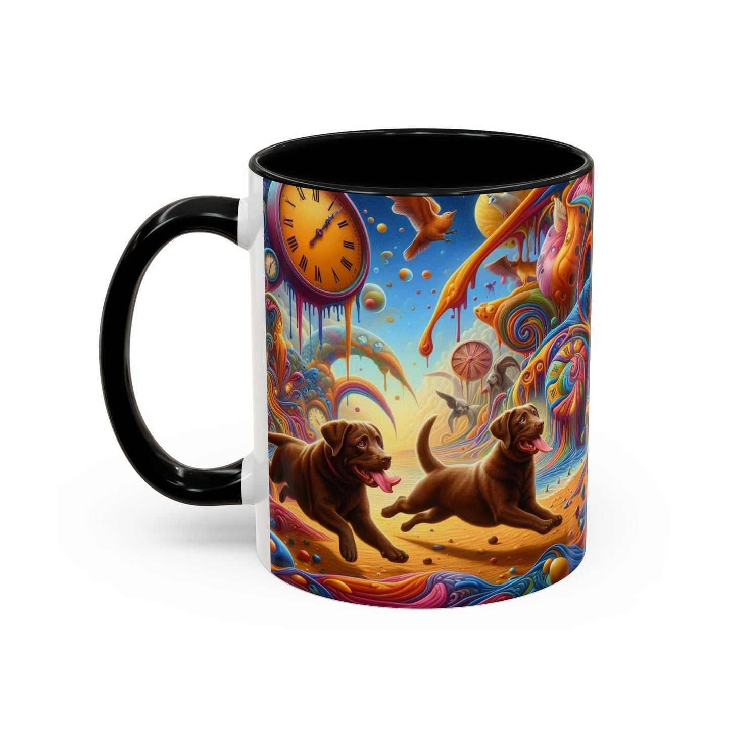 Chocolate Labrador Accent Coffee Mug - Perfect Gift for Dog Lovers