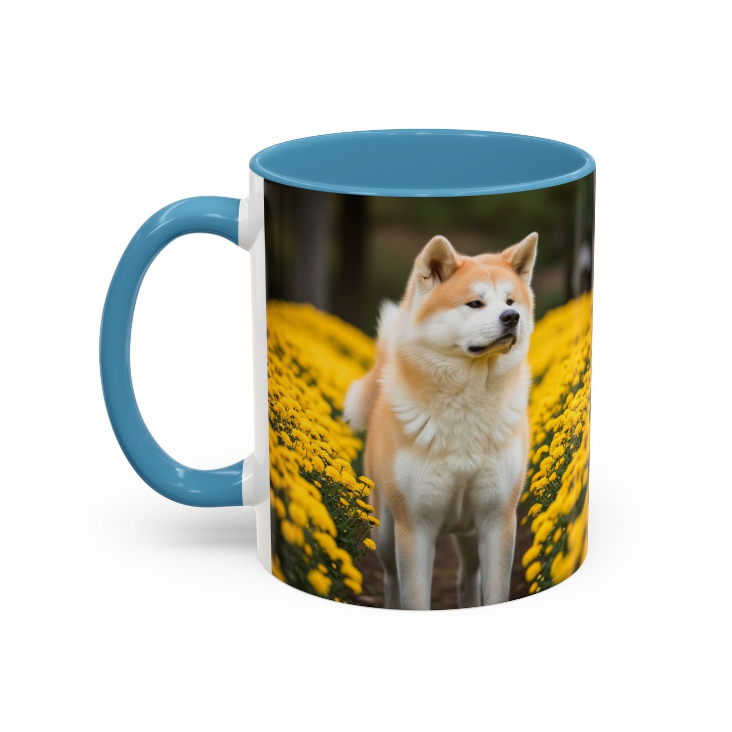 Japanese Akitainu Accent Coffee Mug - Perfect Gift for Dog Lovers