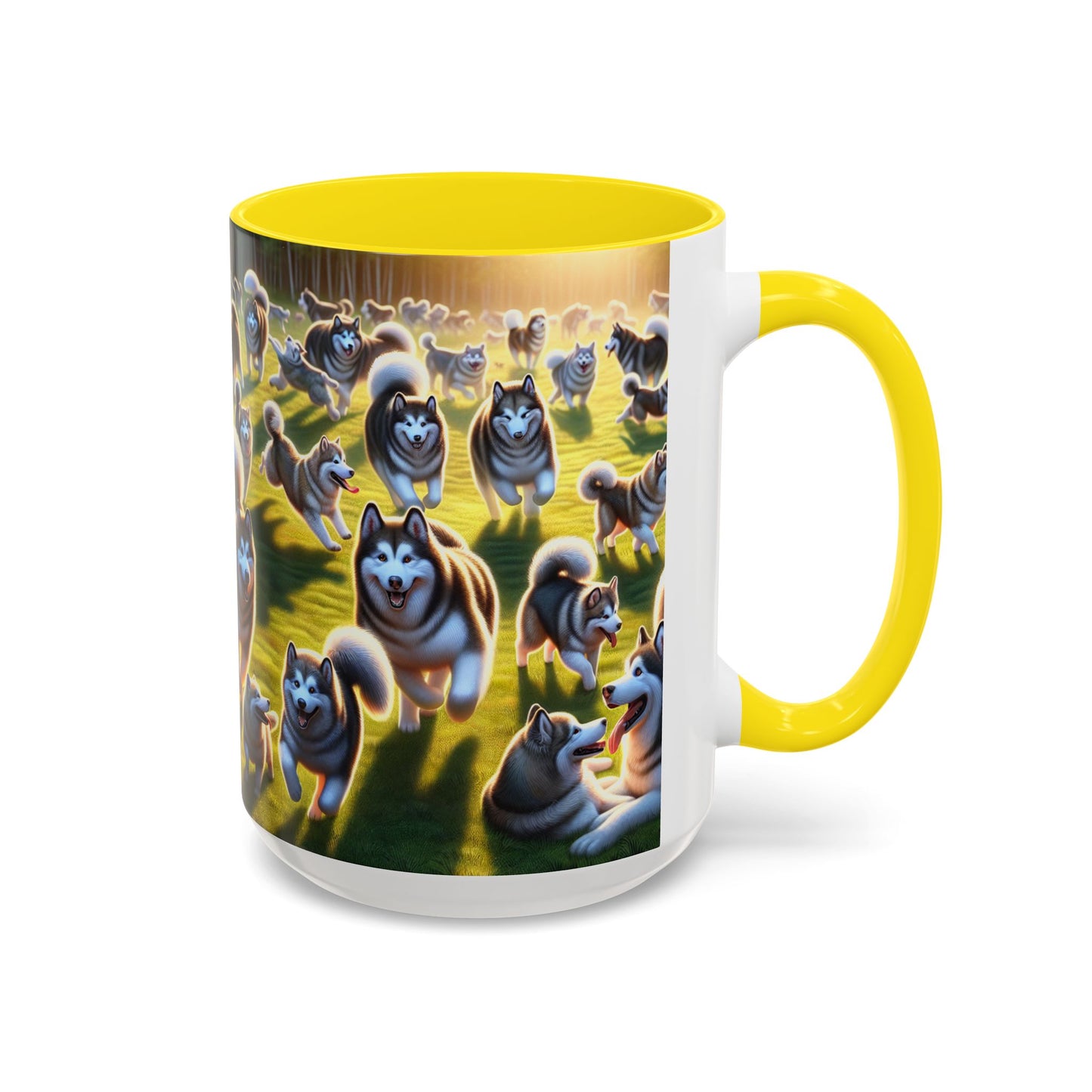 Alaskan Malamute Accent Coffee Mug - Perfect Gift for Dog Lovers