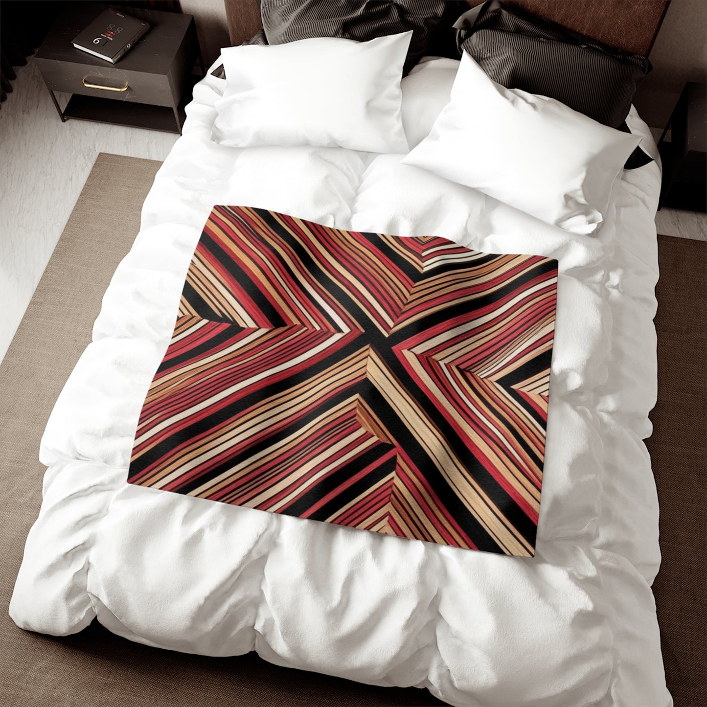 Optical Illusion Sweatshirt Blanket