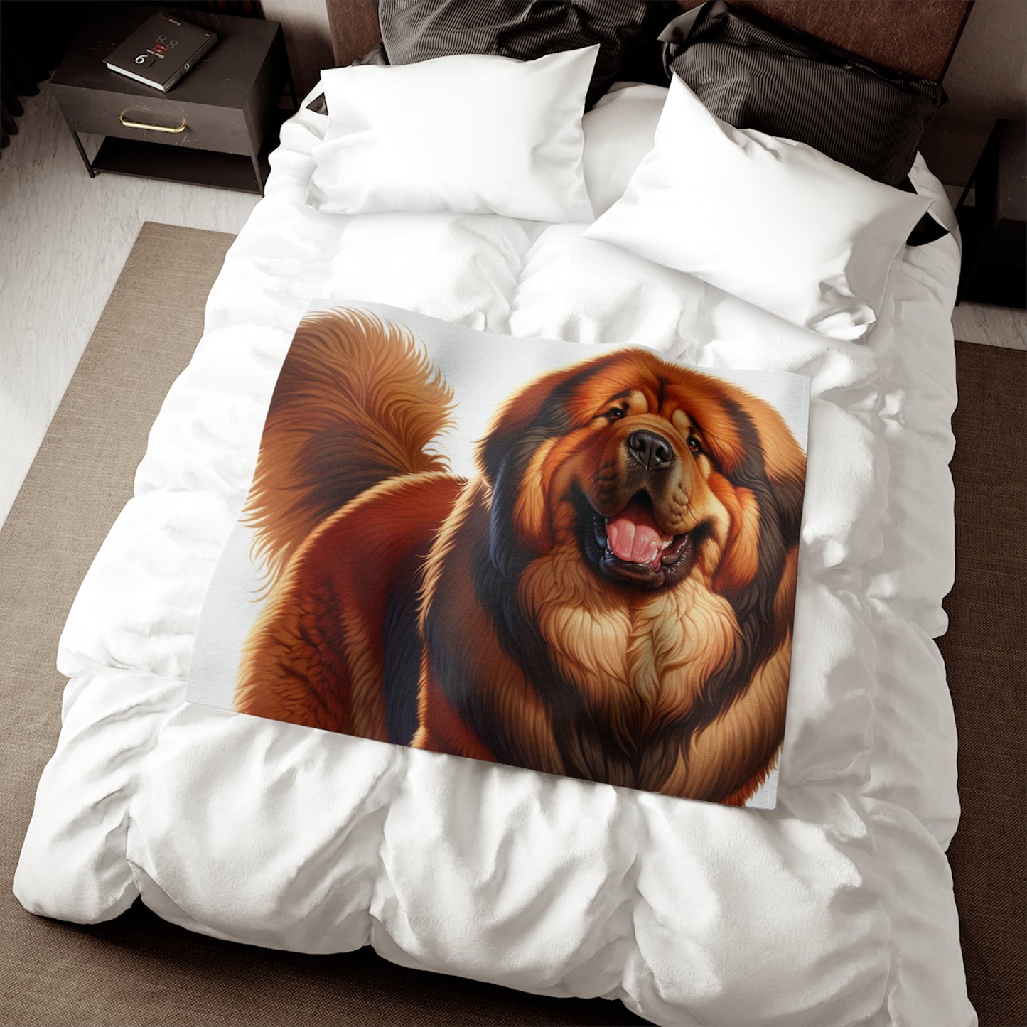 Tibetan Mastiff Sweatshirt Blanket