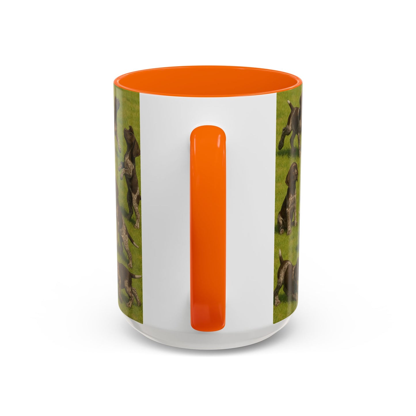 German Shorthaired Pointer puppies Accent Coffee Mug - Perfect Gift for Dog Lovers