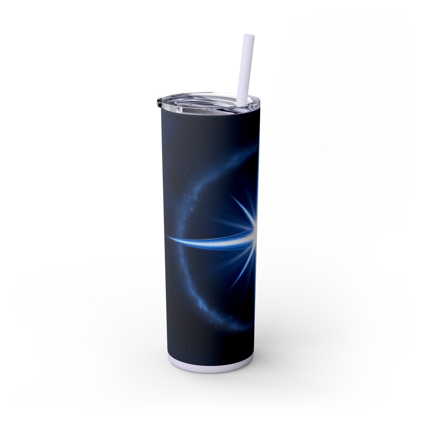 North Star Skinny Tumbler with Straw, 20oz
