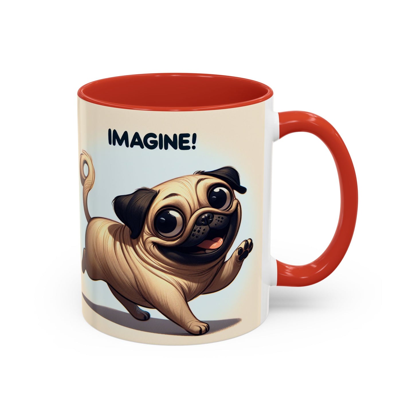 Pug Accent Coffee Mug - Perfect Gift for Dog Lovers