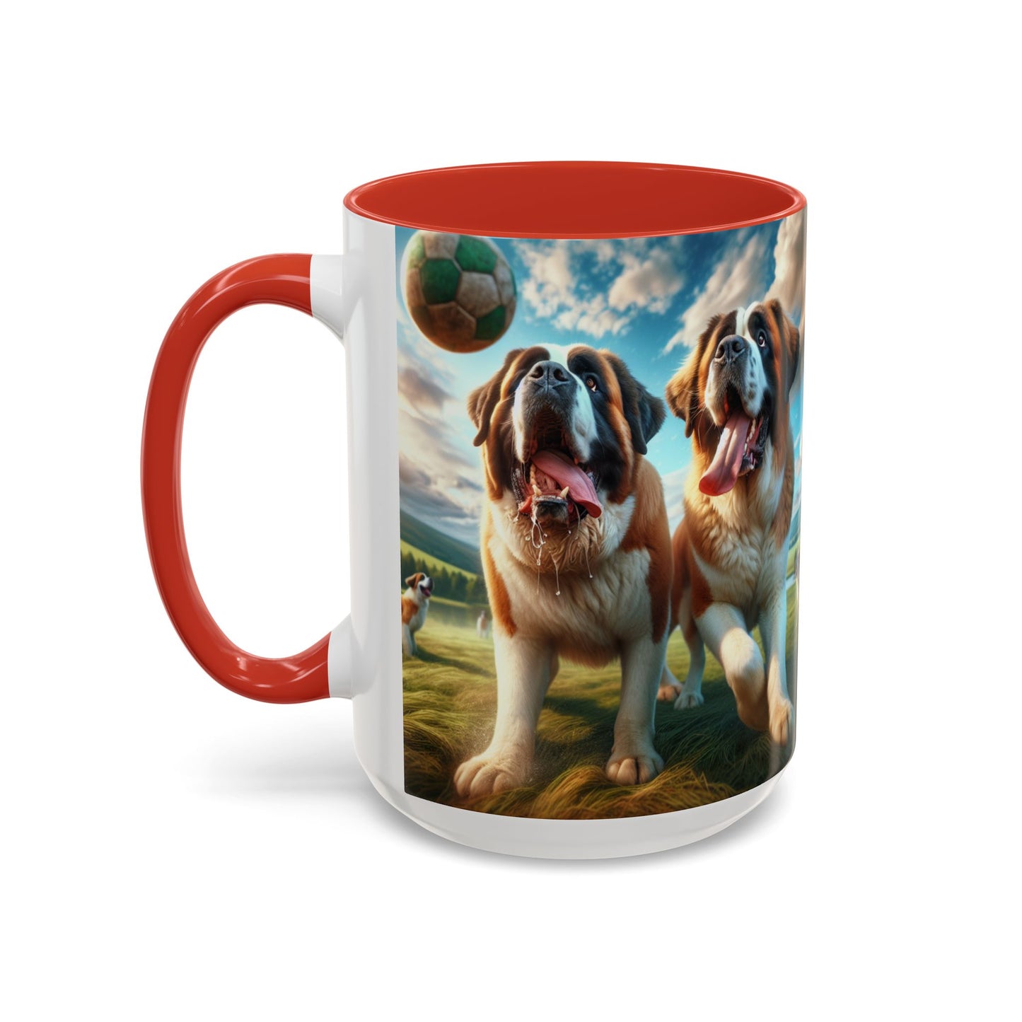 Saint Bernard Accent Coffee Mug - Perfect Gift for Dog Lovers