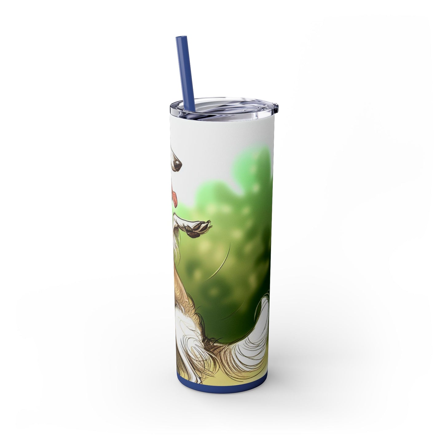 Borzoi Tumbler with Straw, 20oz