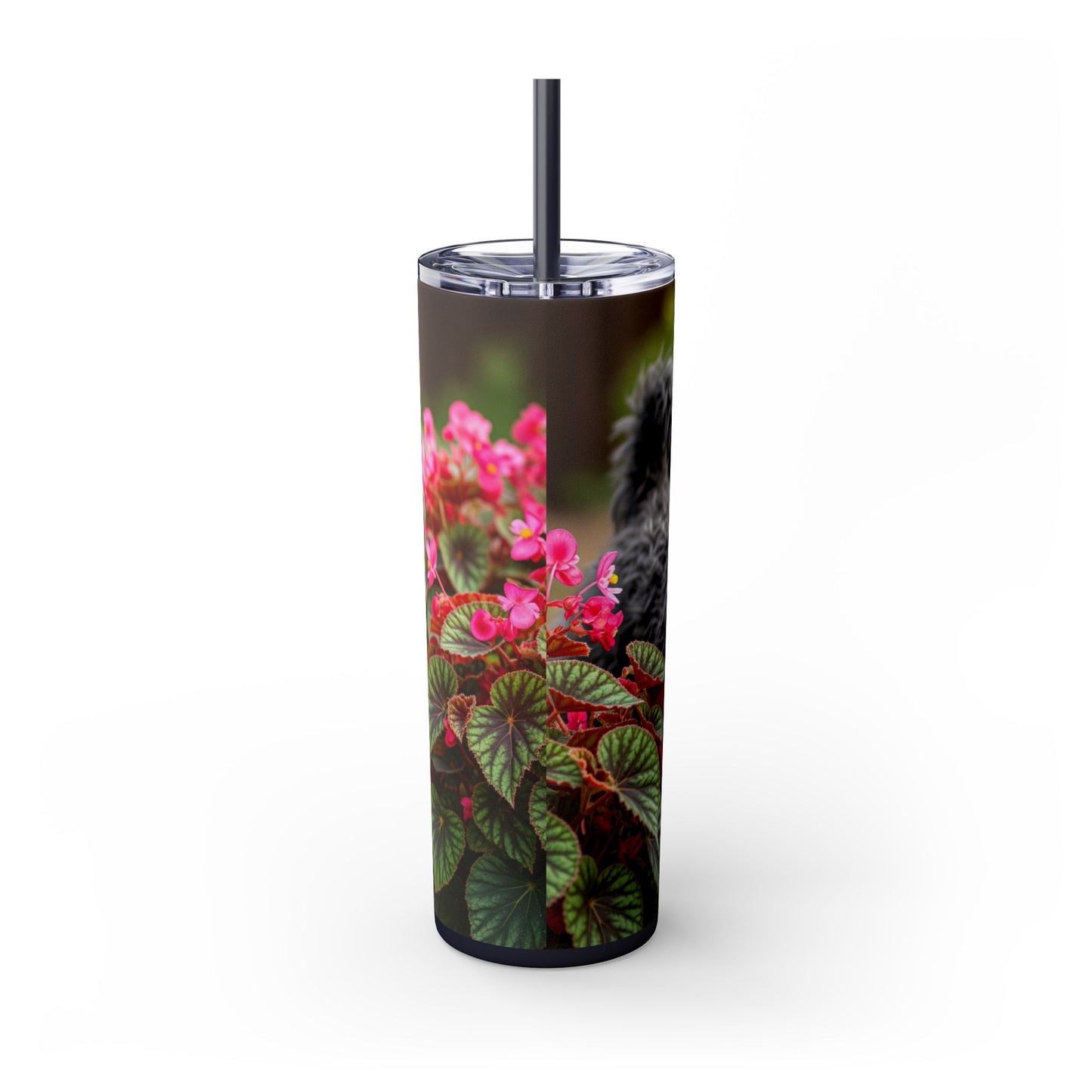 Puli Skinny Tumbler with Straw, 20oz