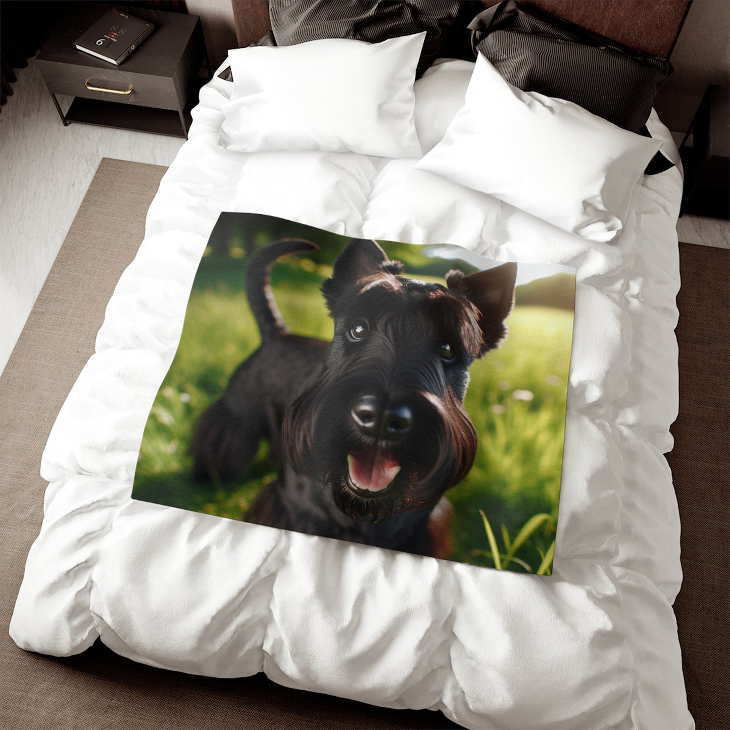 Scottish Terrier Sweatshirt Blanket