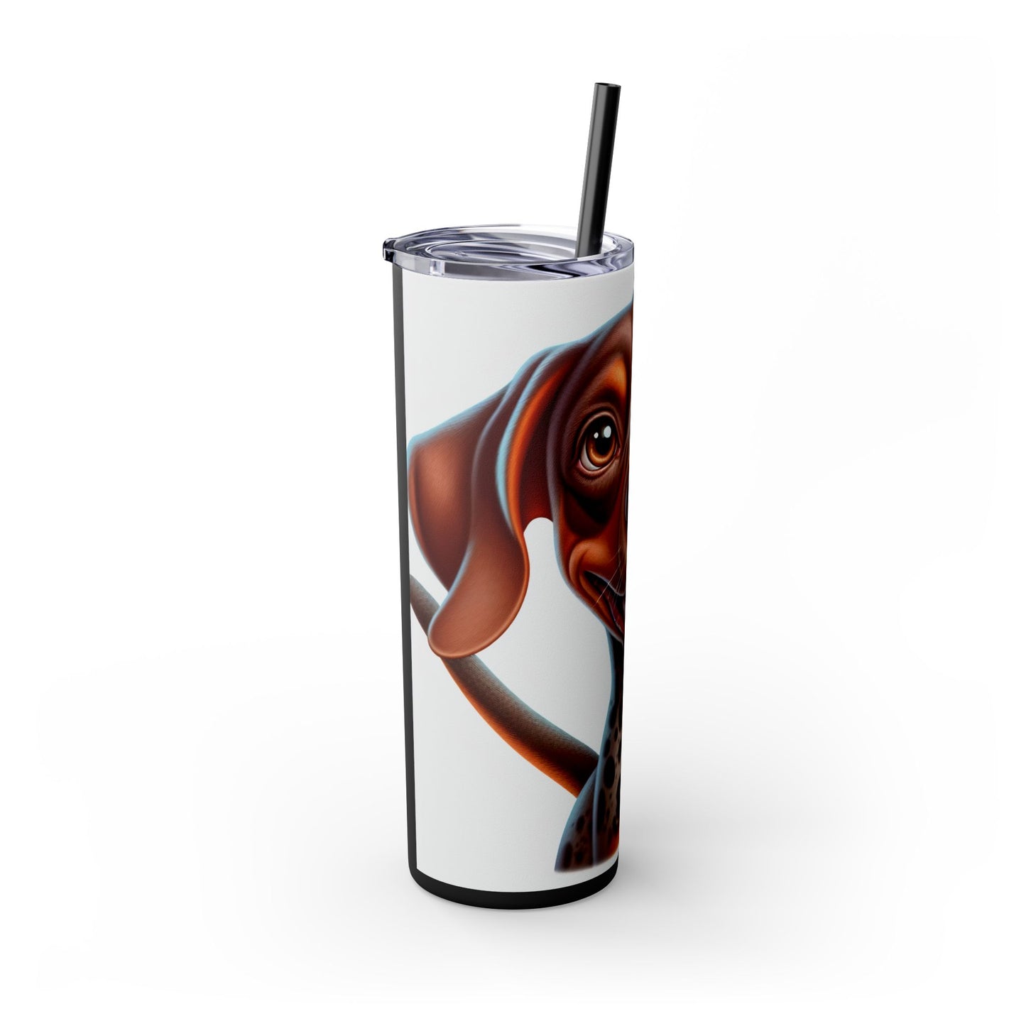 Braque du Bourbonnais Tumbler with Straw, 20oz