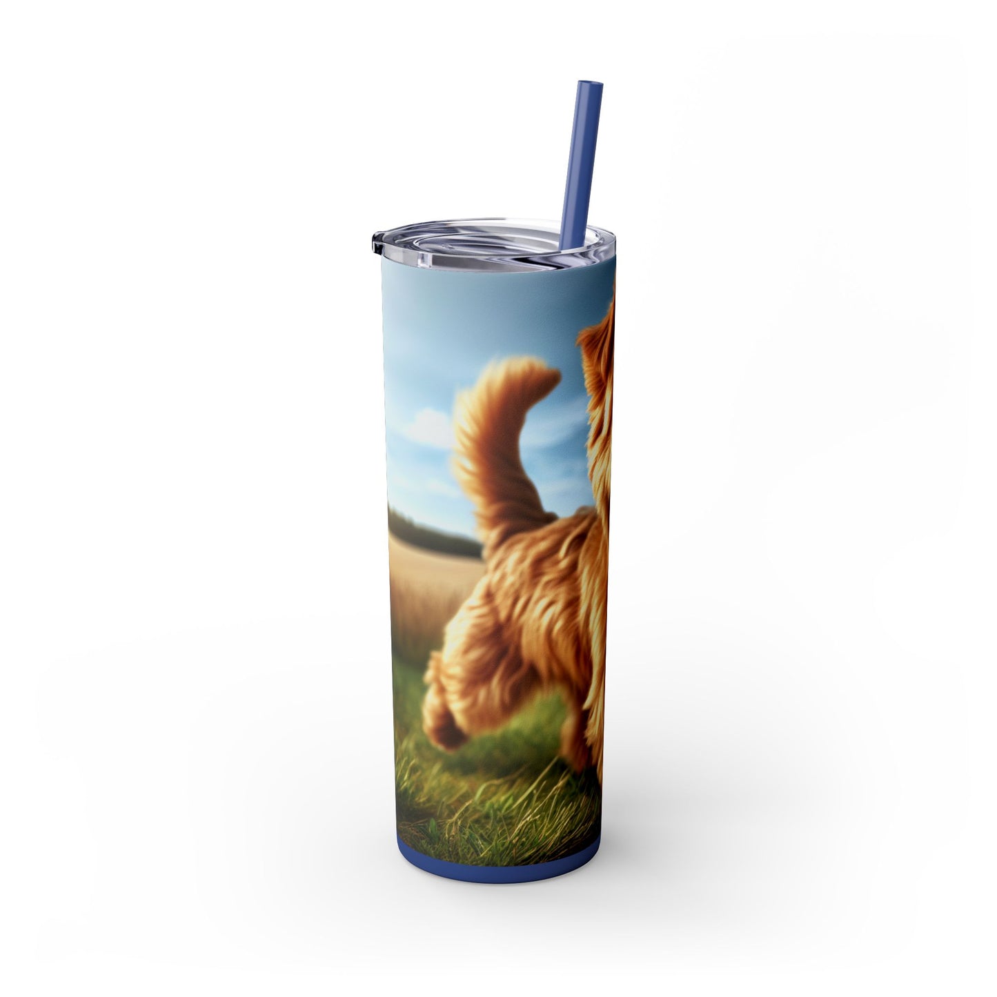 Norfolk Terrier Tumbler with Straw, 20oz