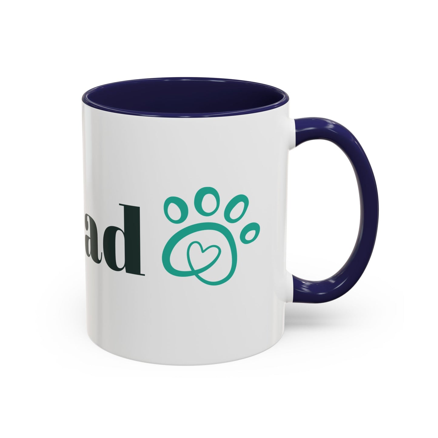 Dog Dad Accent Coffee Mug - Perfect Gift for Dog Lovers