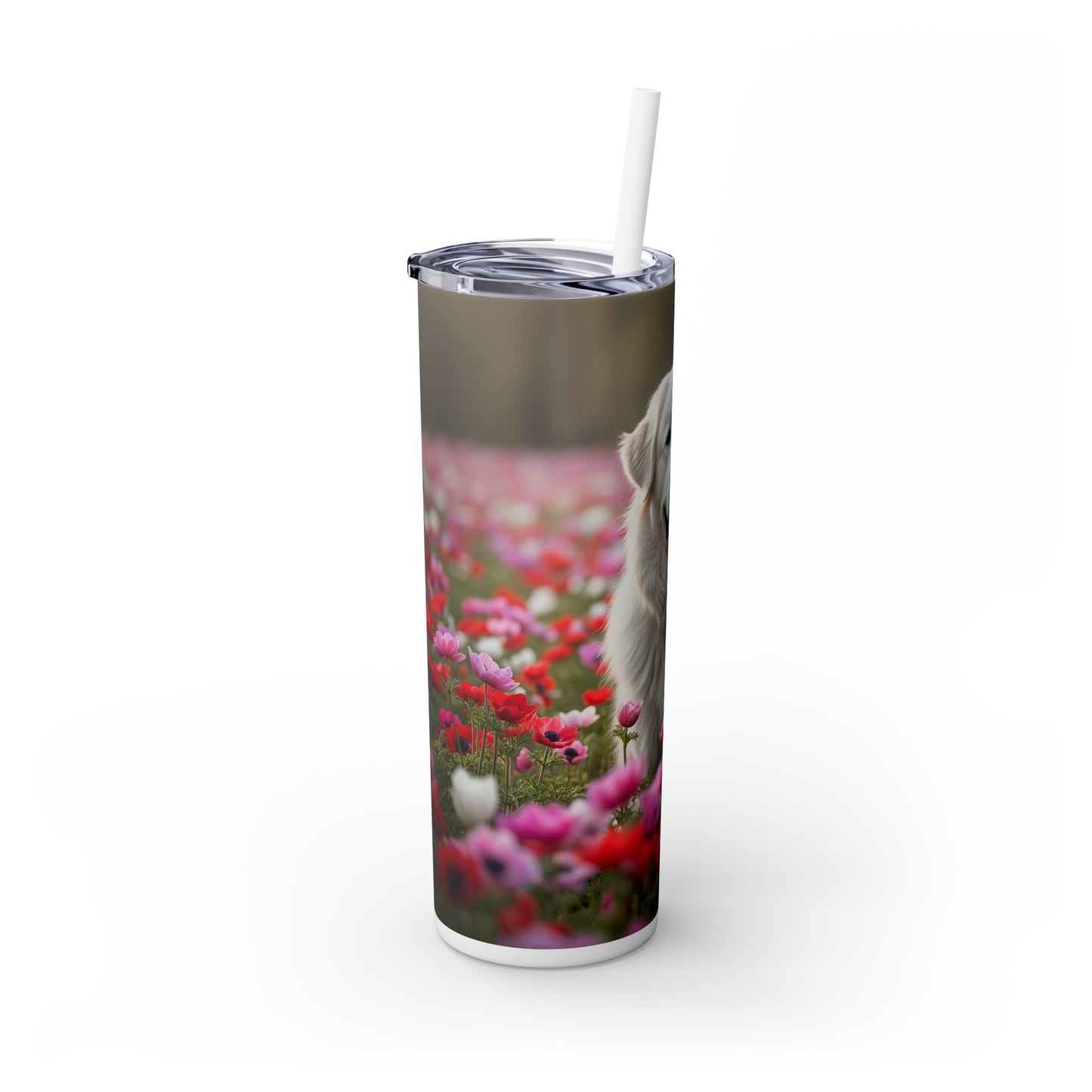 Maremma Sheepdog Tumbler with Straw, 20oz