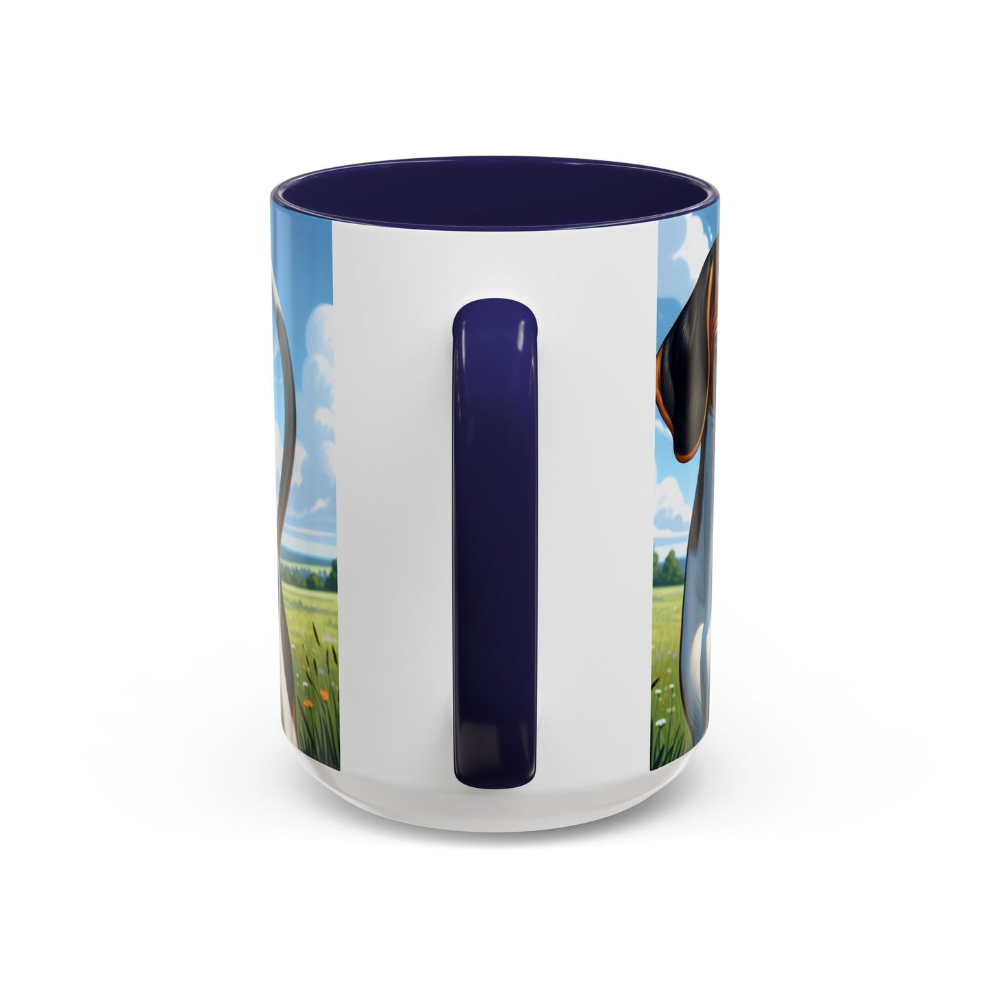Treeing Walker Coonhound Accent Coffee Mug - Perfect Gift for Dog Lovers