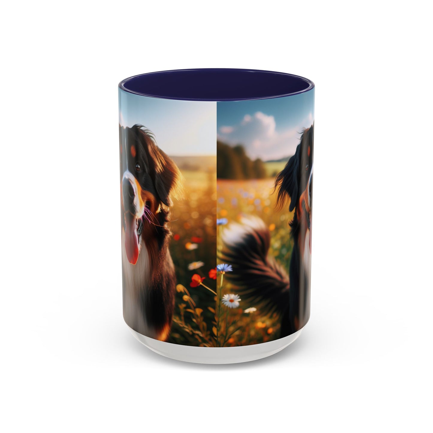 Bernese Mountain Dog Accent Coffee Mug - Perfect Gift for Dog Lovers