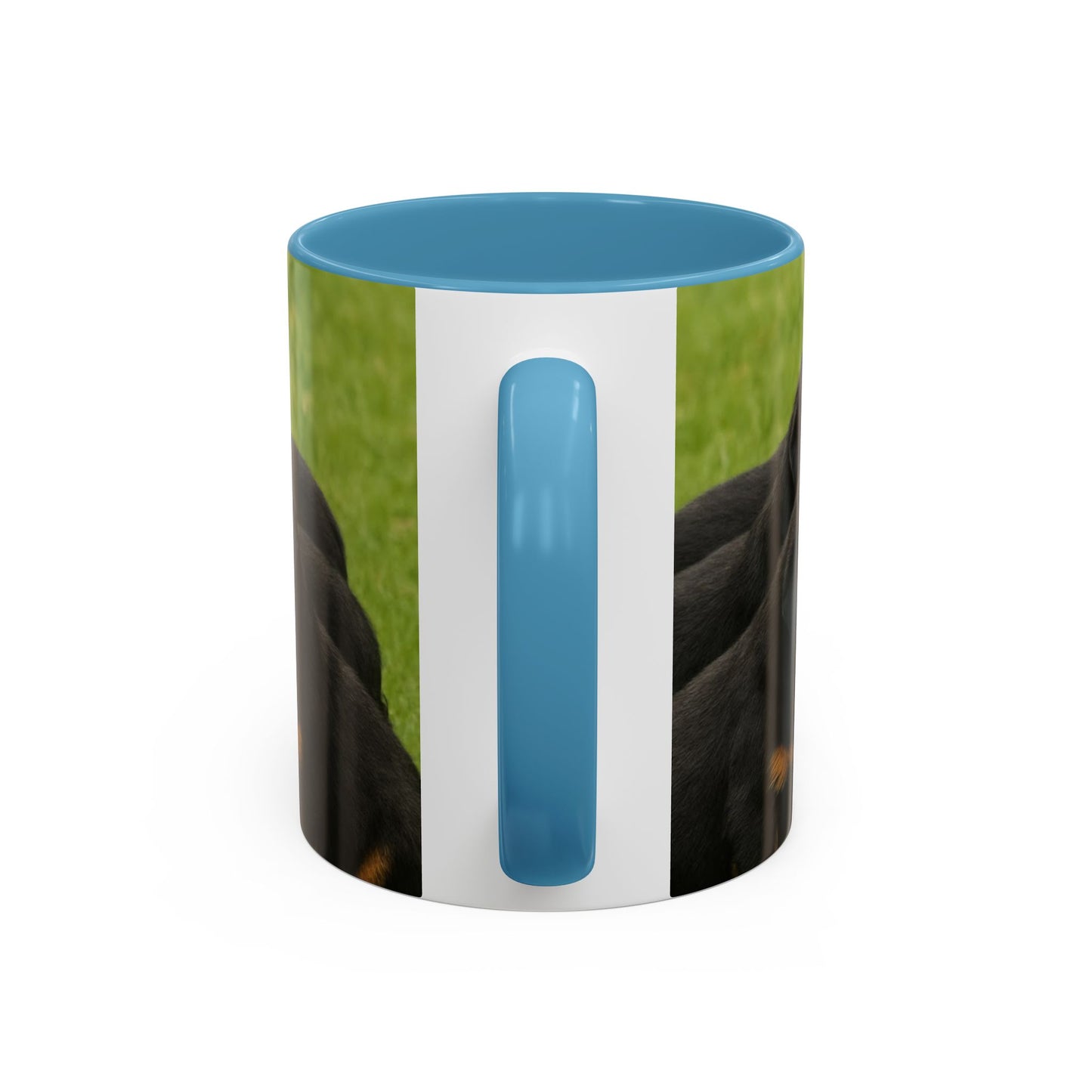 Rottweiler puppies Accent Coffee Mug - Perfect Gift for Dog Lovers