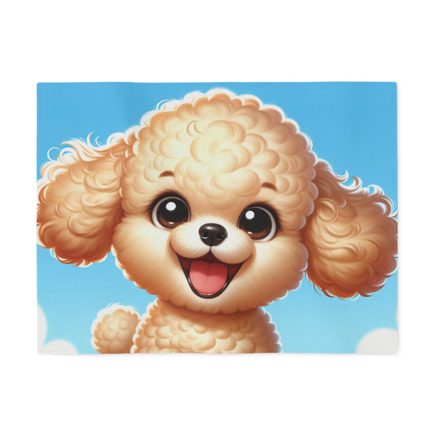 Miniature Poodle Sweatshirt Blanket