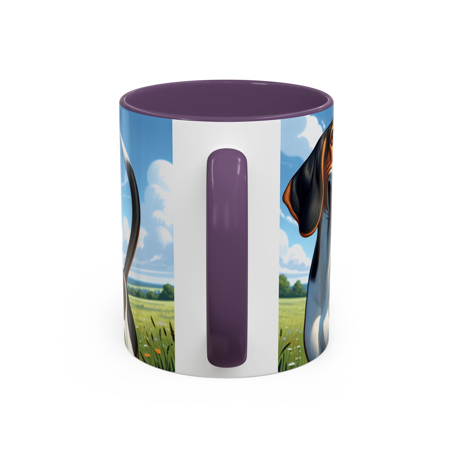 Treeing Walker Coonhound Accent Coffee Mug - Perfect Gift for Dog Lovers