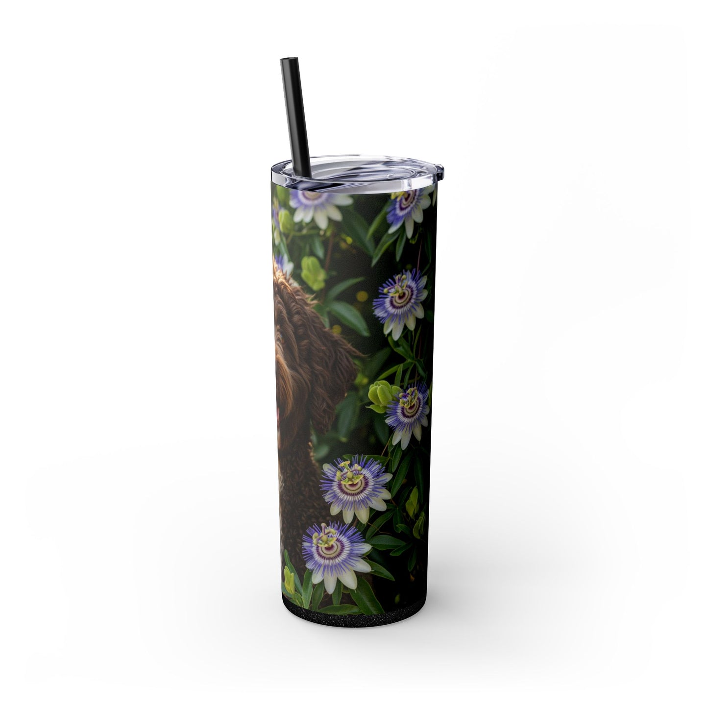 Spanish Water Dog Tumbler with Straw, 20oz