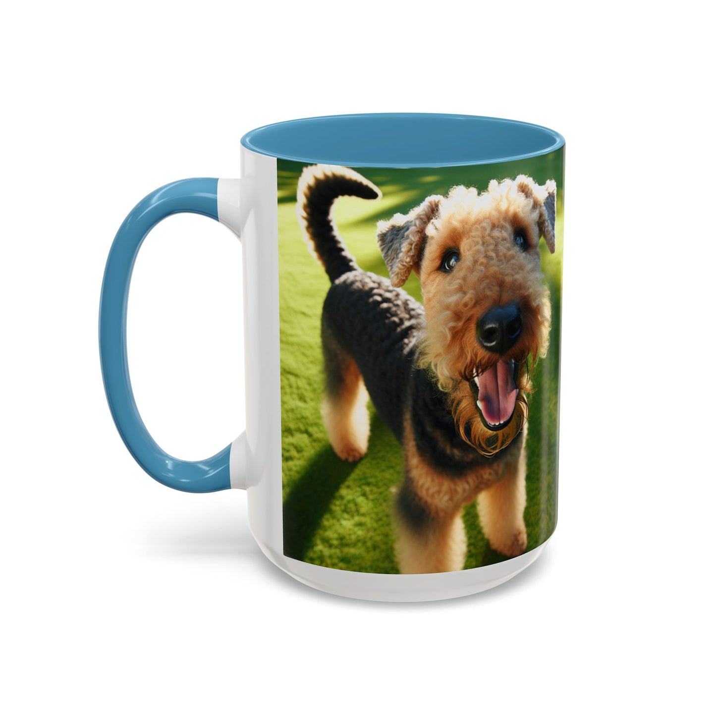 Airedale Terrier Accent Coffee Mug - Perfect Gift for Dog Lovers