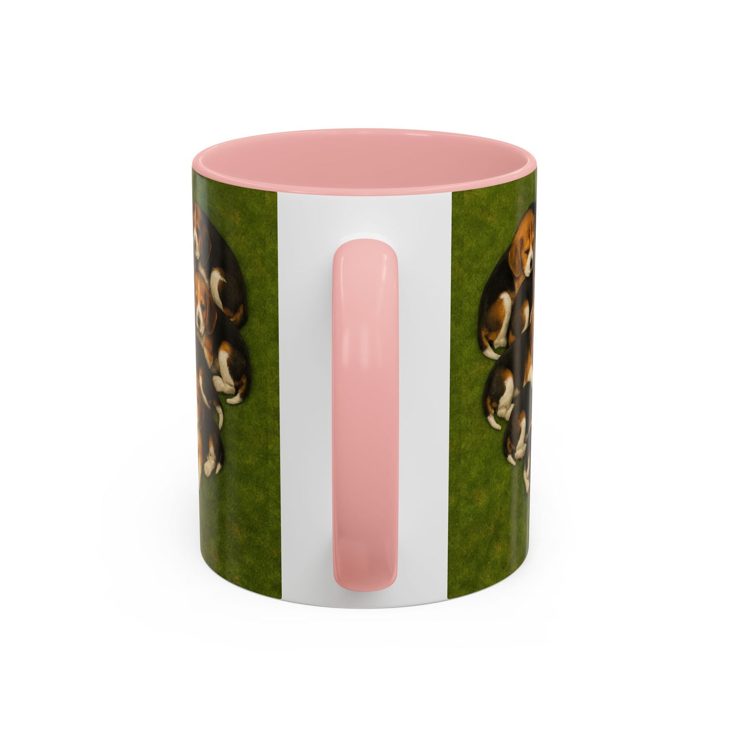 Beagle puppies Accent Coffee Mug - Perfect Gift for Dog Lovers